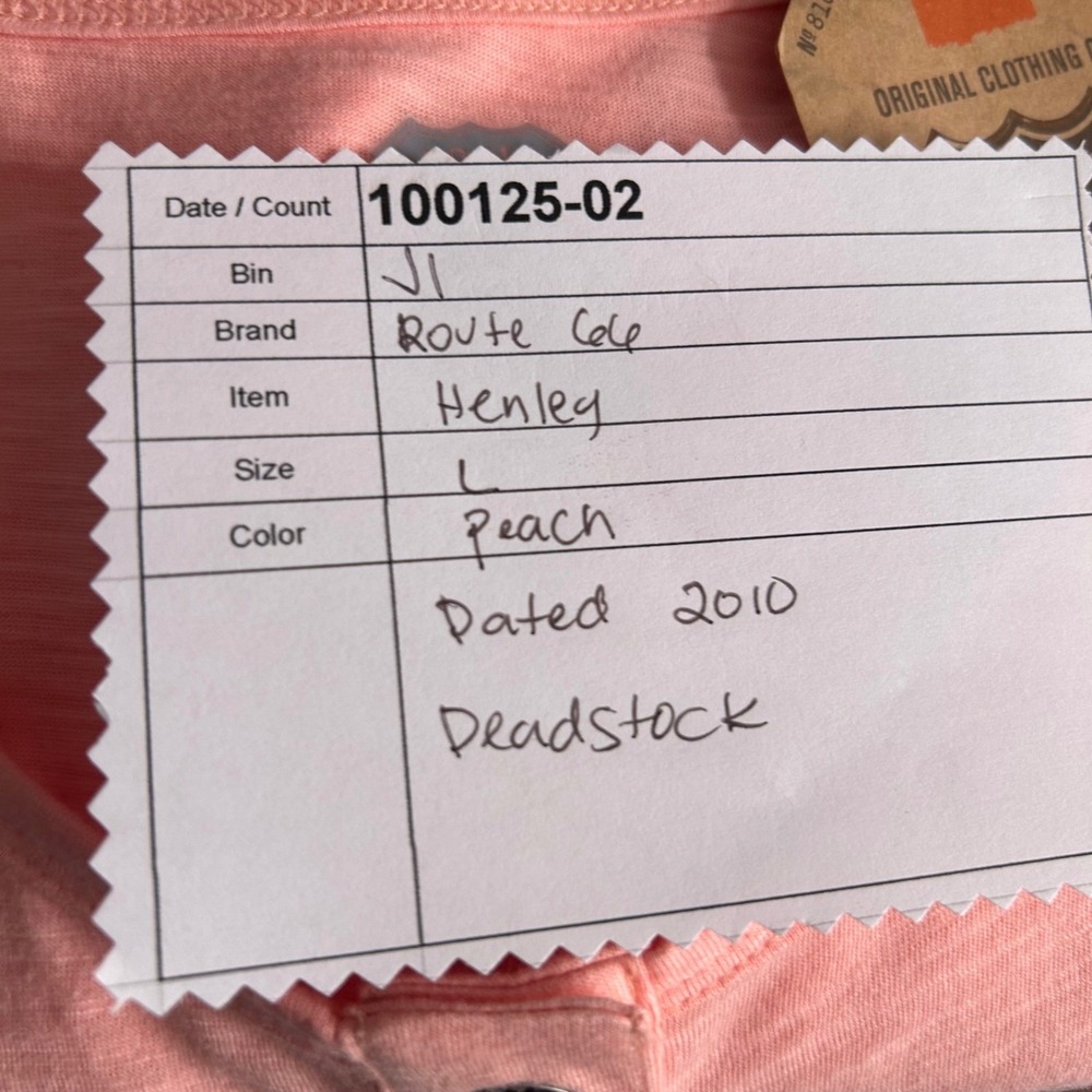 Route 66 Y2K Henley Top Pink Large‎ - Picture 9 of 13